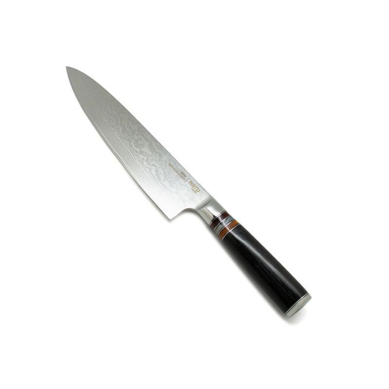 WAYU - Cuchillo Damascus Black Pakka Wayu Limited 33CM Resistente