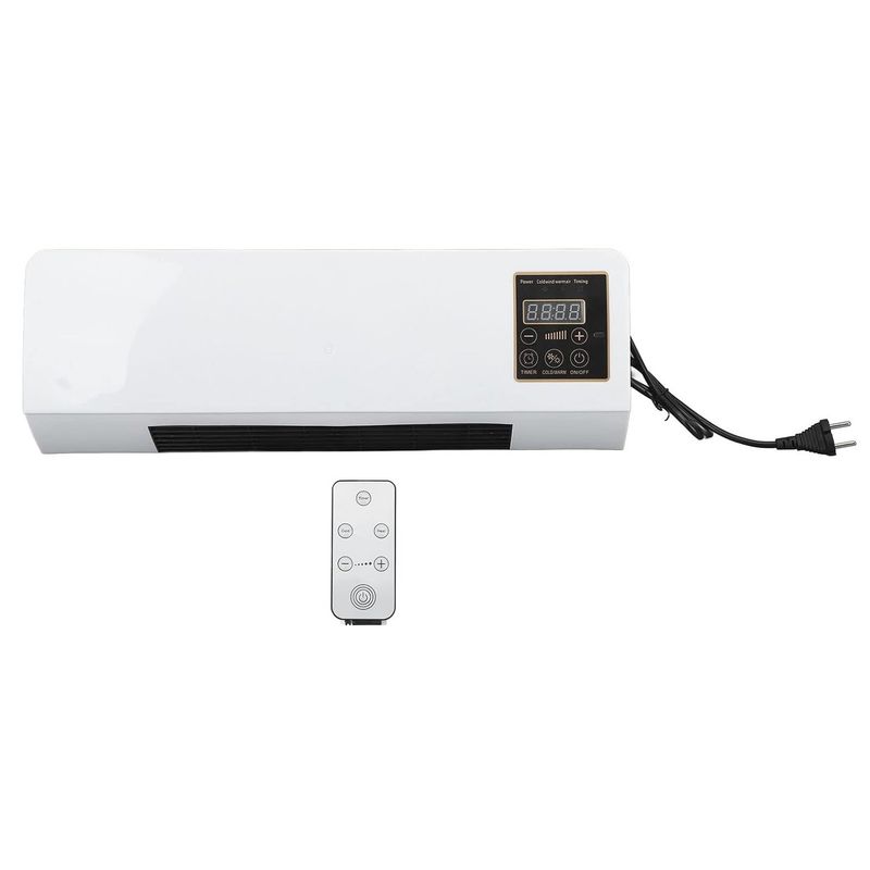 GENERICO - Calentador y Aire Acondicionado 2 En 1 Eléctrico para pared