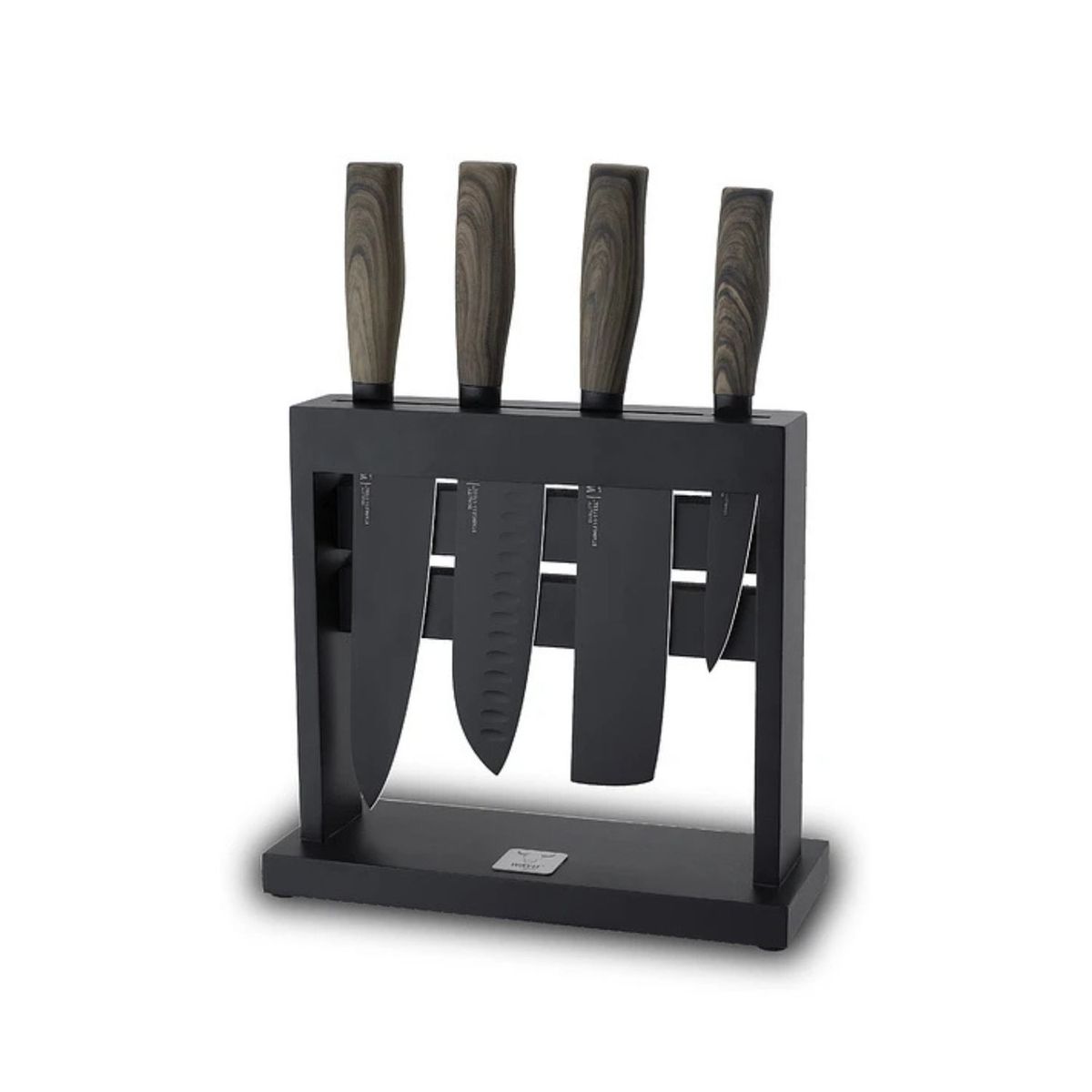 WAYU - Conjunto De Cuchillos Acero Taco 4 Pcs Wayu Negro