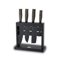 Conjunto De Cuchillos Acero Taco 4 Pcs Negro