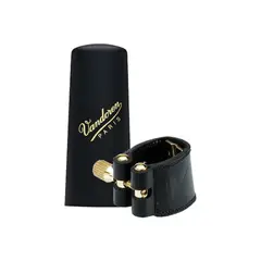 VANDOREN - Abrazadera saxo alto -CUERO- con tapa plastic LC27P