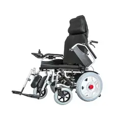 MEDICALTEC - Silla de Ruedas Electrica Reclinable 121 (Posa-Pies y Respaldo Manual)