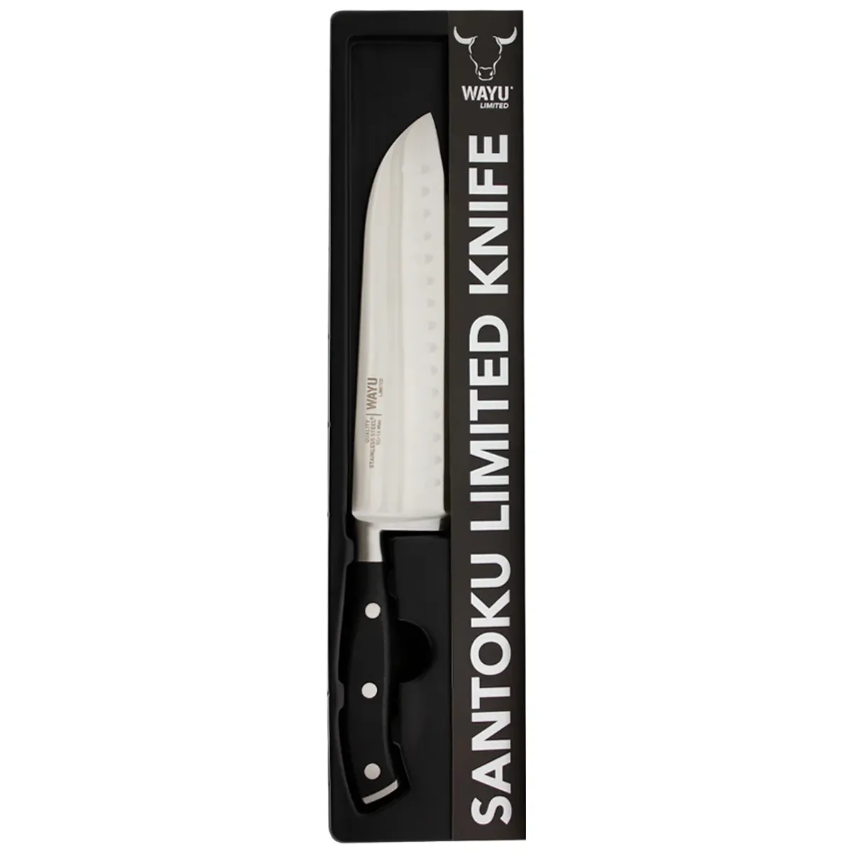 WAYU - Cuchillo Santoku Wayu Limited 31cm Acero Filo Unico