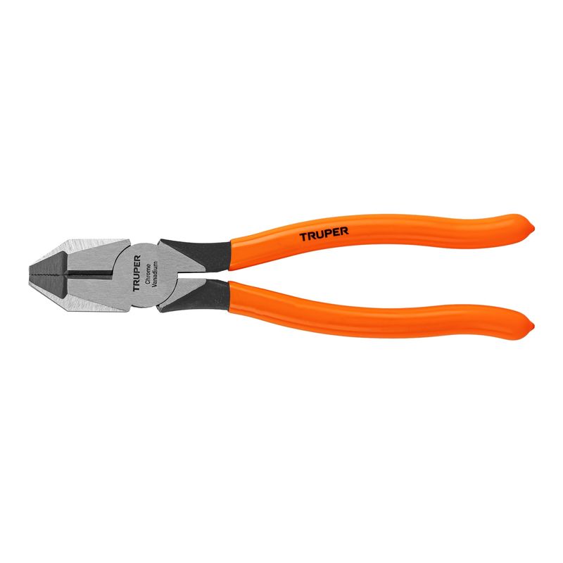 TRUPER - Alicate Electricista 8 PuLG. Uso Rudo, Mango Pvc