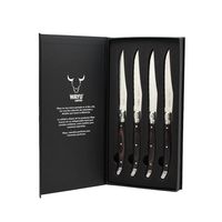 Set 4 Cuchillos Black Mesa Limited Durabilidad y Elegancia