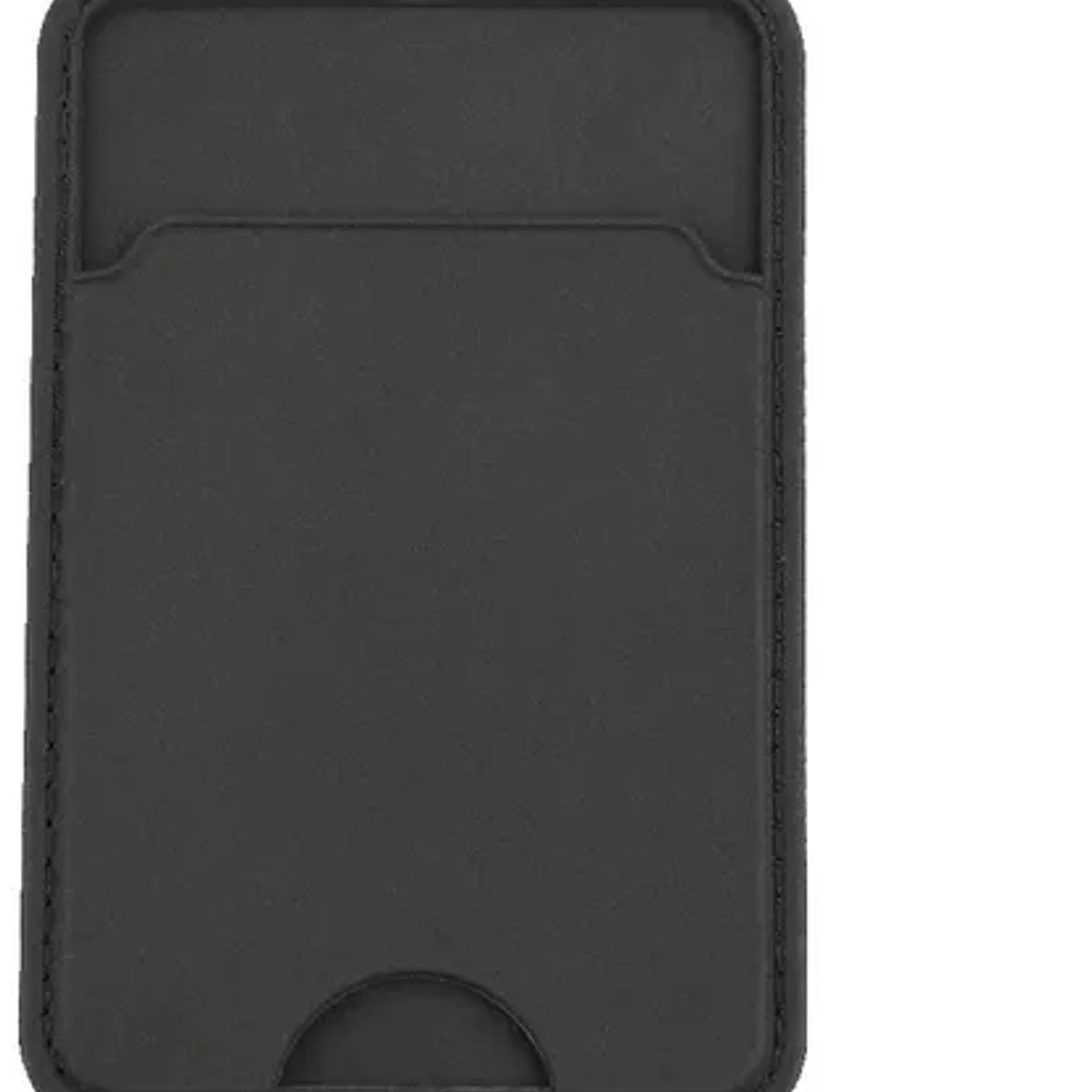 GENERICO - Billetera Tarjetero Adhesivo Para iPhone Y Android Color Negro Liso