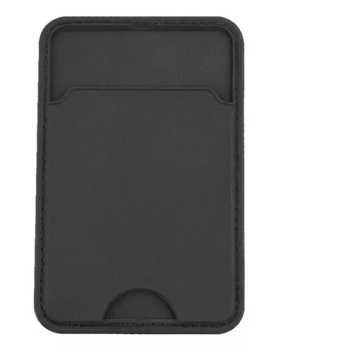 GENERICO - Billetera Tarjetero Adhesivo Para iPhone Y Android Color Negro Liso