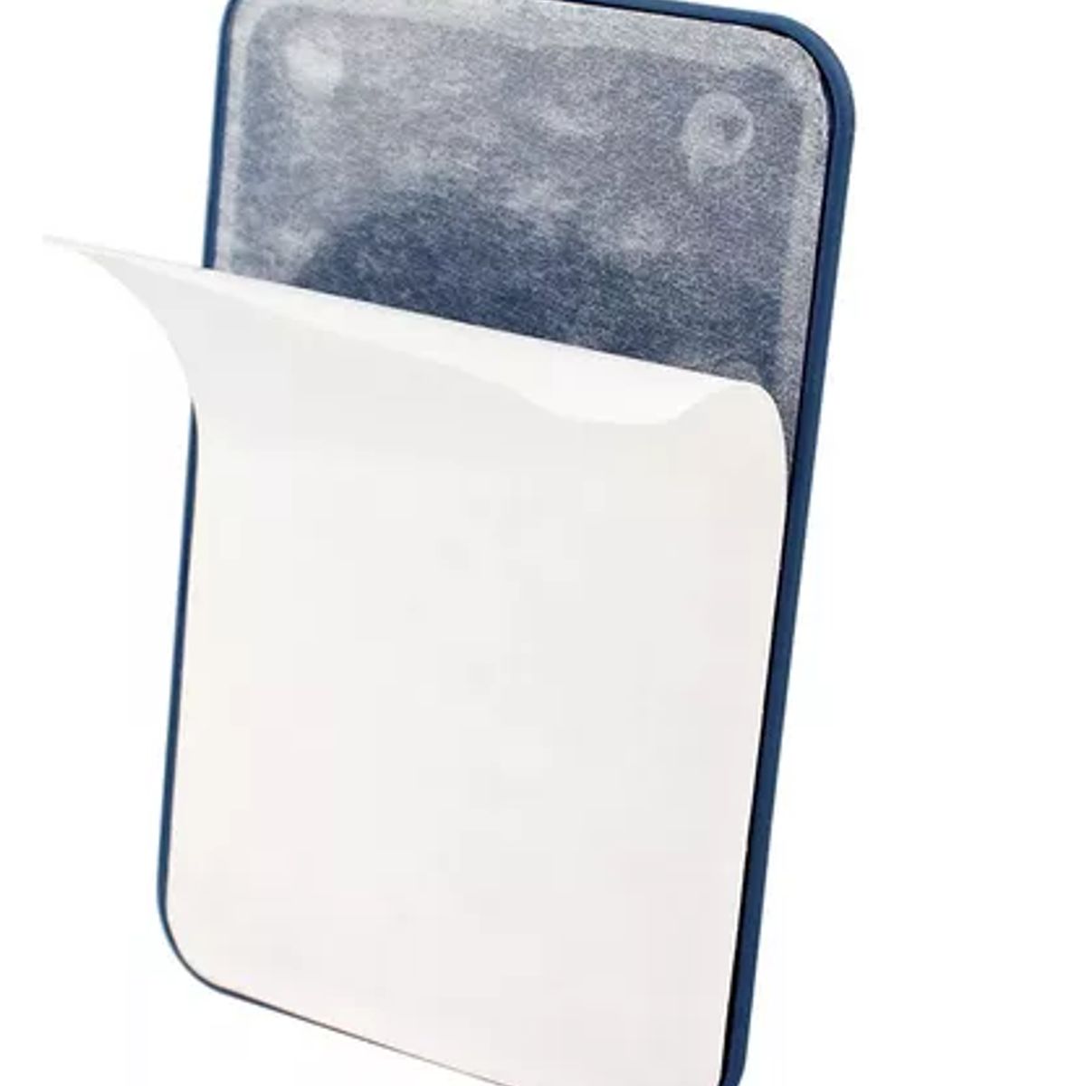 GENERICO - Billetera Tarjetero Adhesivo Para iPhone Y Android Color Negro Liso