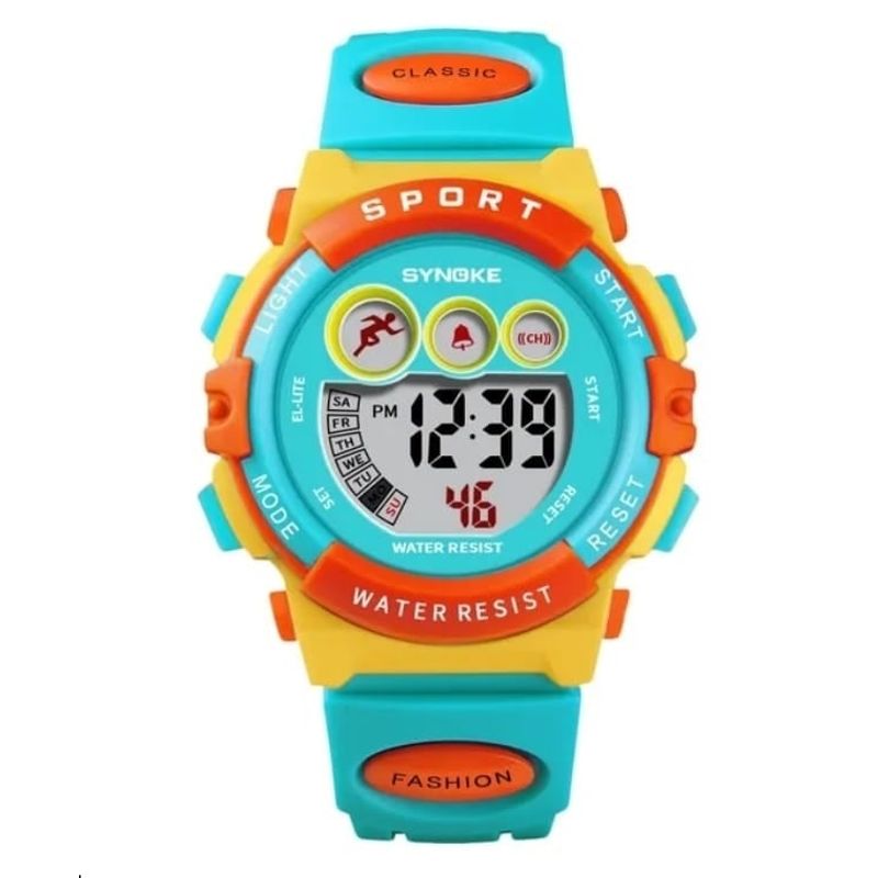 SYNOKE - Reloj Digital Juvenil Synoke Rosa 9802