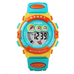 SYNOKE - Reloj Digital Juvenil Rosa 9802