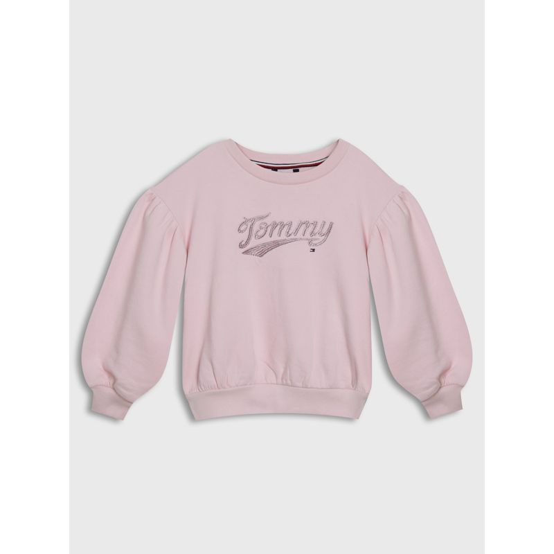 TOMMY HILFIGER - POLERÓN CON MANGAS AGLOBADAS ROSADO TOMMY HILFIGER