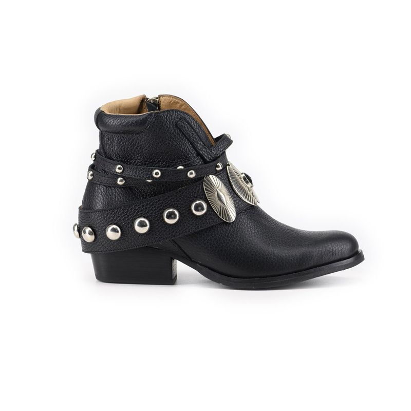 VANESSA GIL - BOTIN MUJER DE CUERO ADELA NEGRO