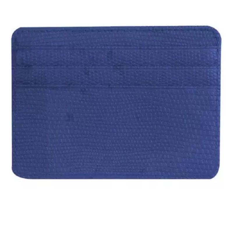 GENERICO - Tarjetero Billetera Minimalista Cuero Pu Hombre Dama Rfid