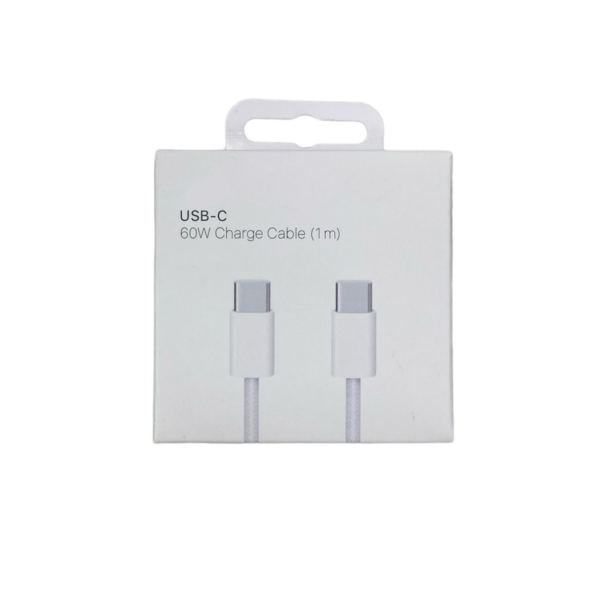 GENERICO - Cable de carga USB-C a USB-C 1 metro de largo 60W