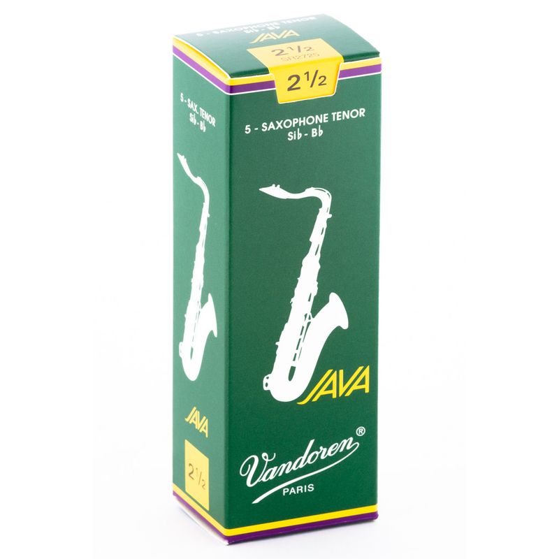 VANDOREN - Cajas de cañas Saxo Tenor JAVA Nº2.5 SR2725 Vandoren