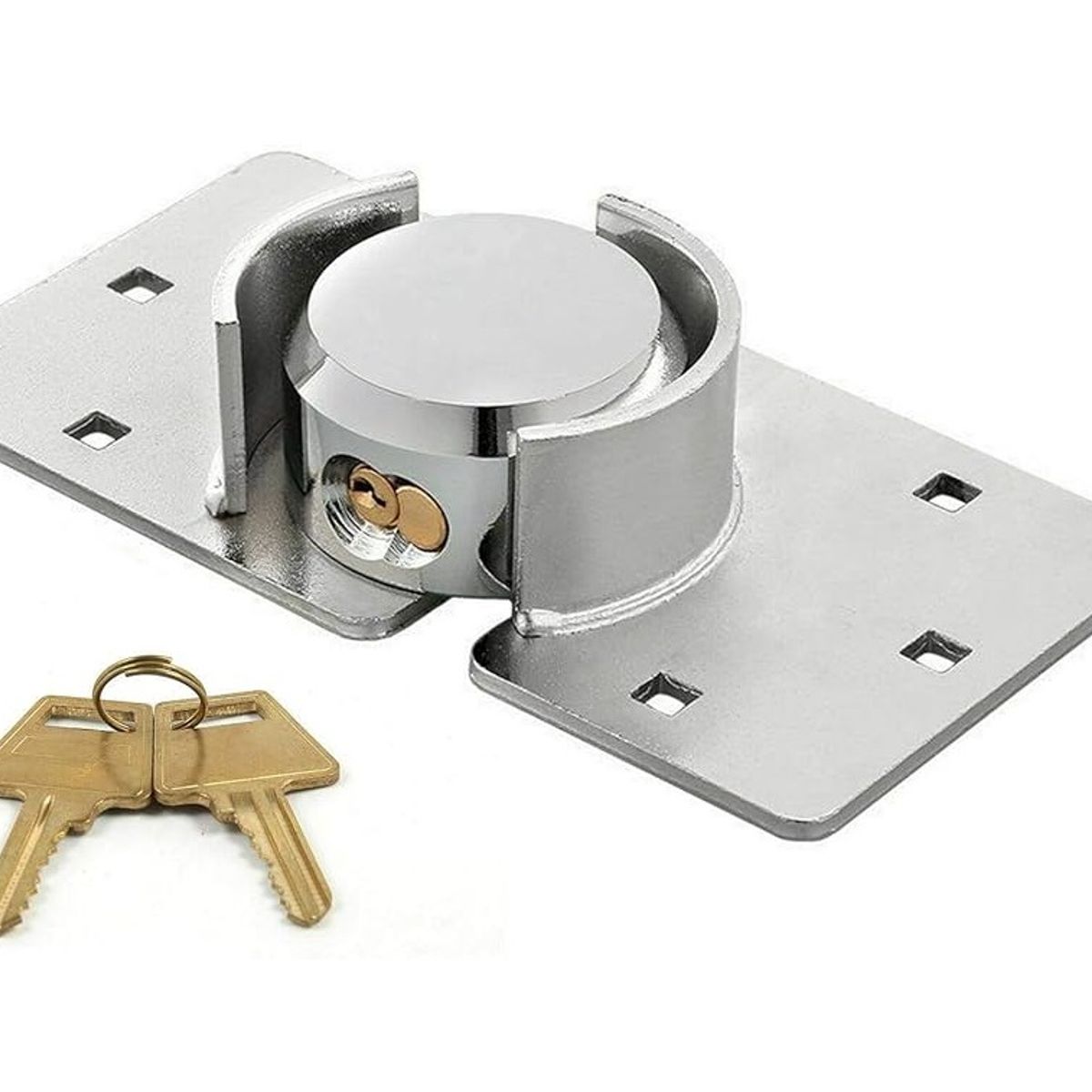 GENERICO - Candado redondo de seguridad con grillete oculto