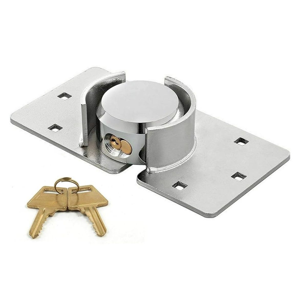 GENERICO - Candado redondo de seguridad con grillete oculto