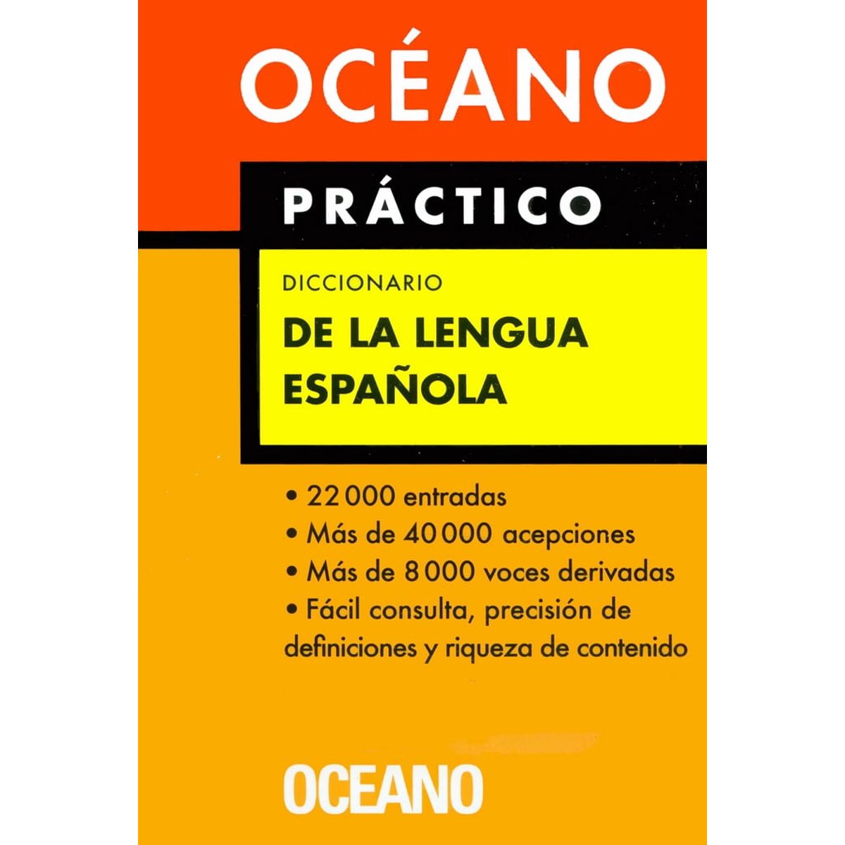 OCEANO - Libro Diccionario práctico de la lengua española - Océano