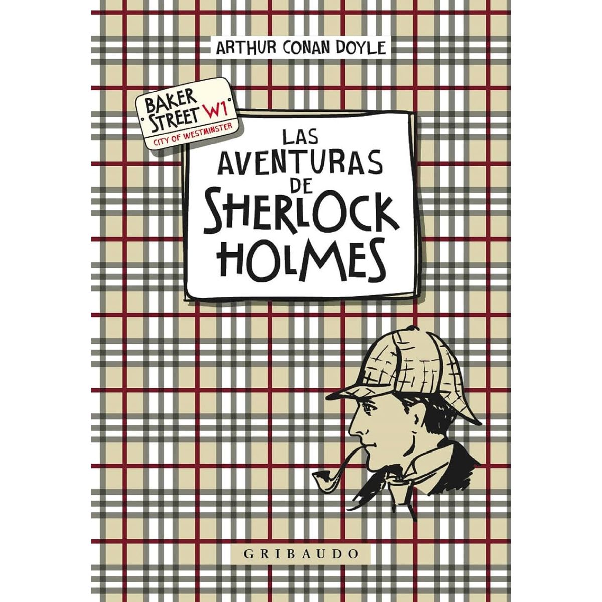 GRIBAUDO - Libro Las aventuras de Sherlock Holmes - Arthur Conan Doyle --