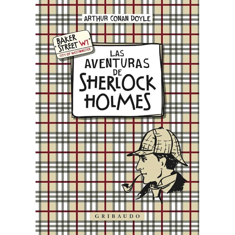 GRIBAUDO - Libro Las aventuras de Sherlock Holmes - Arthur Conan Doyle --