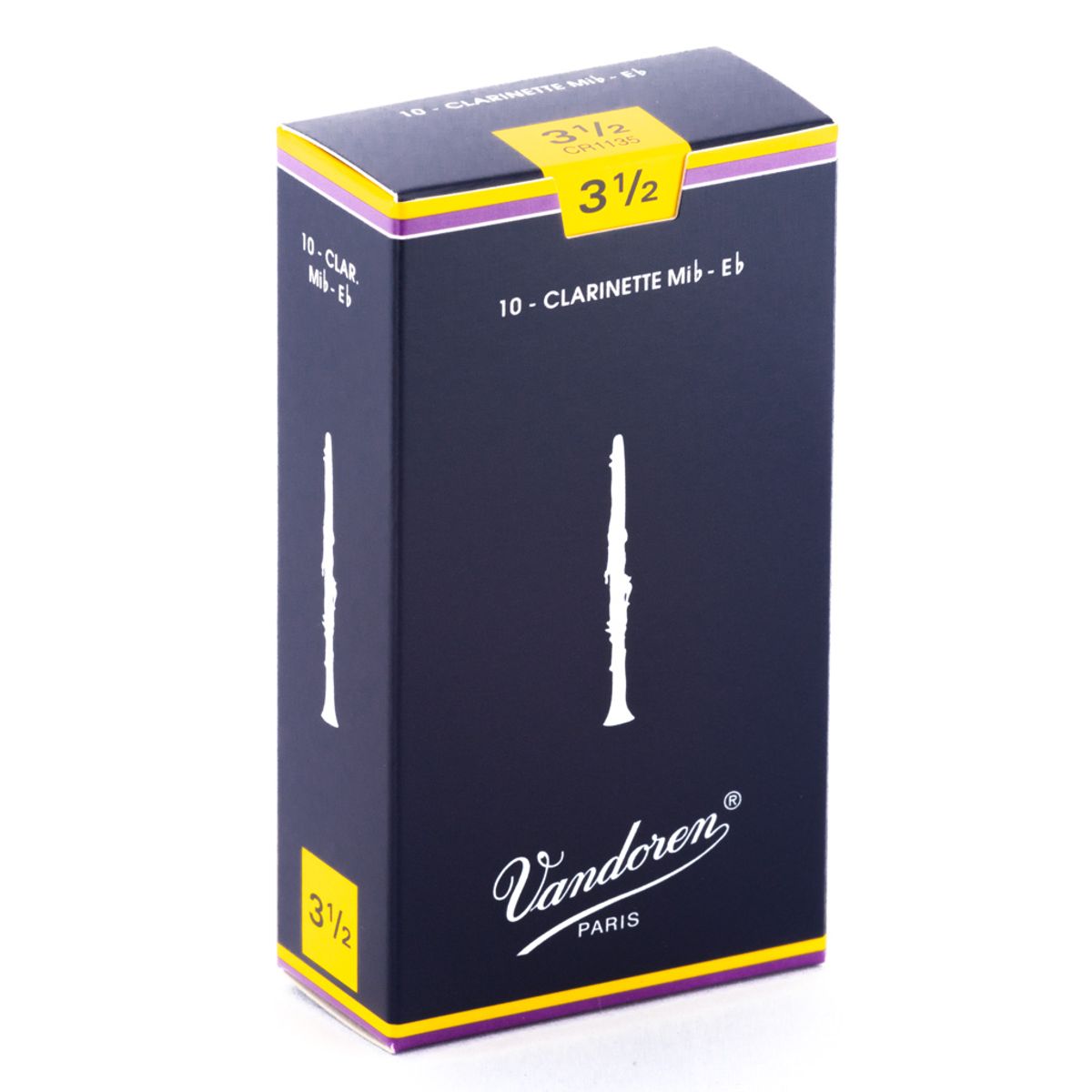 VANDOREN - Cajas de cañas Clarinete Mib TRADICIONAL Nº3.5 Vandoren
