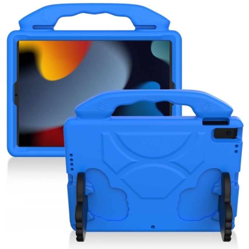 GENERICO - Carcasa Funda antigolpe niño Para iPad 102  Eva azul