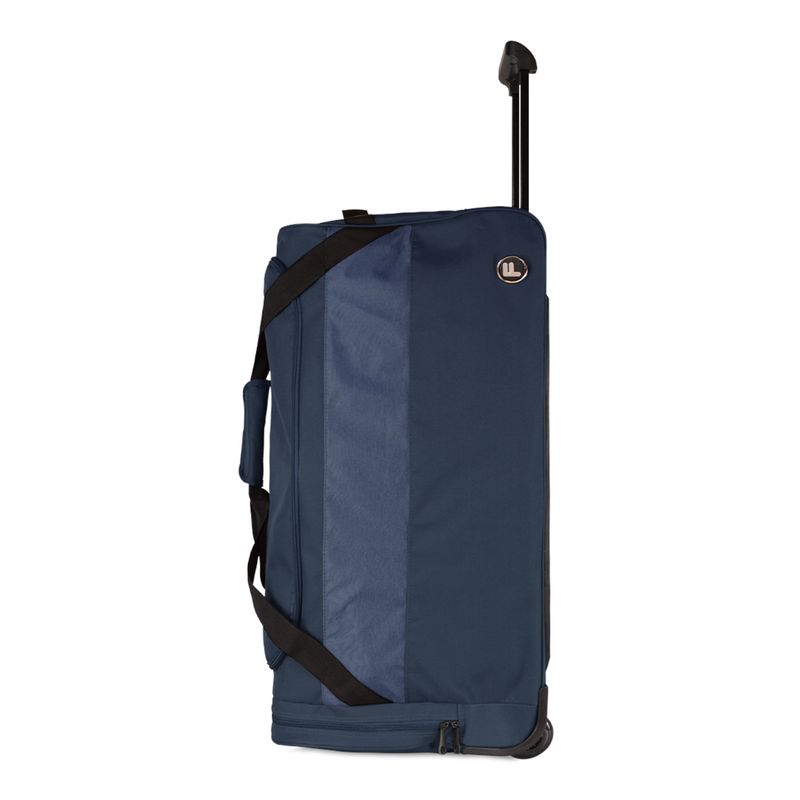 F LA MALETA DE CHILE - Bolso de viaje Kross L 131 lts azul + Candado F la Maleta de Chile