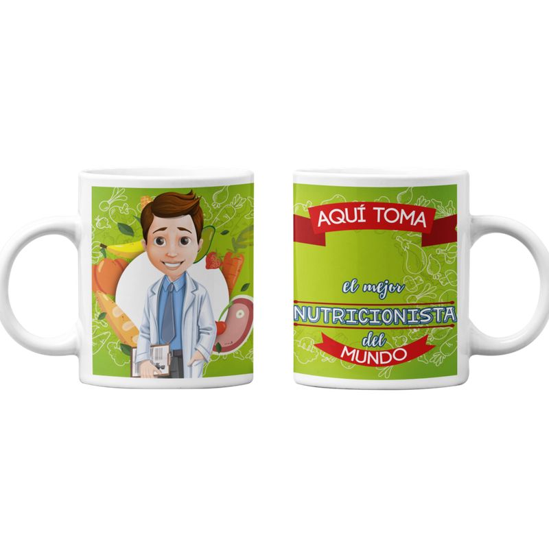 SM - Taza Mágica Para el Nutricionista Personalizado SM