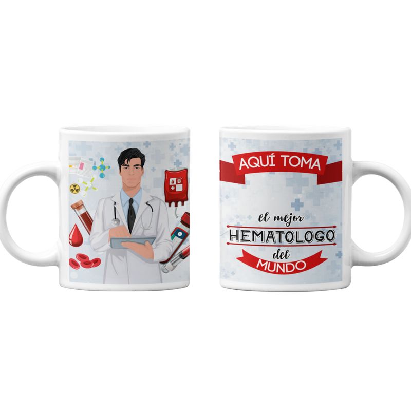 SM - Taza Mágica Para Hematologo Personalizado SM
