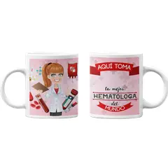 SM - Taza Mágica Para Hematologa Personalizado