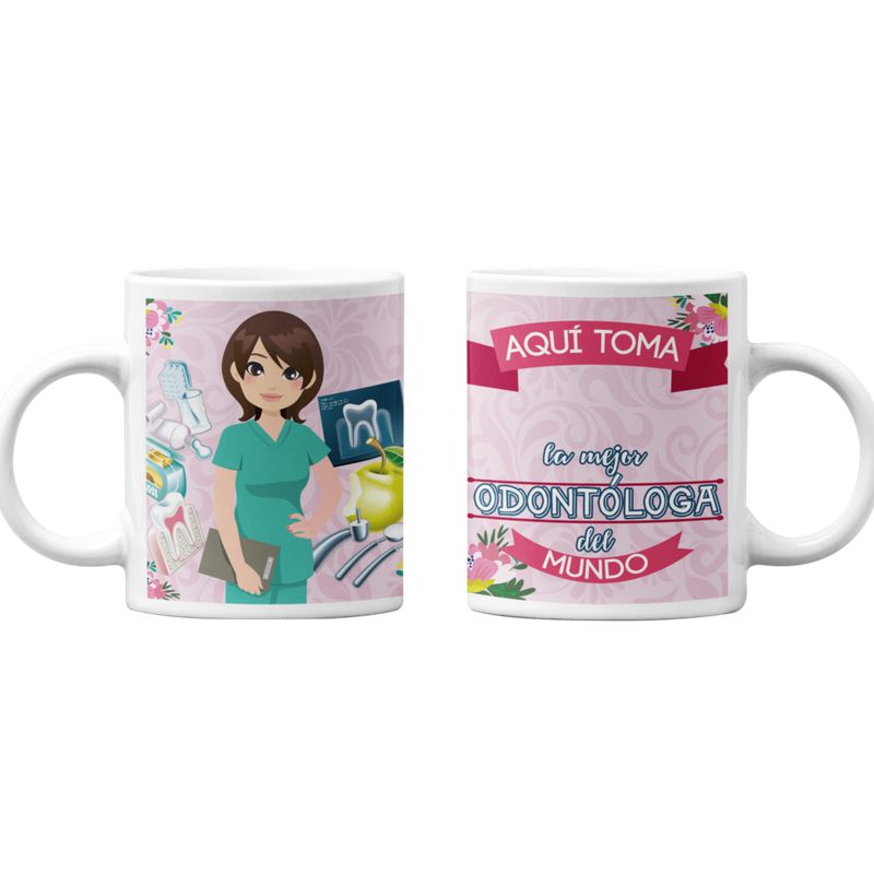 SM - Taza Mágica Para el Odontologa Personalizado SM