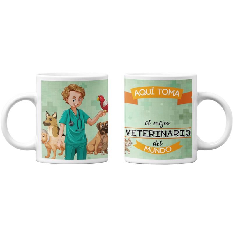 SM - Taza Mágica Para el Veterinario Personalizado SM