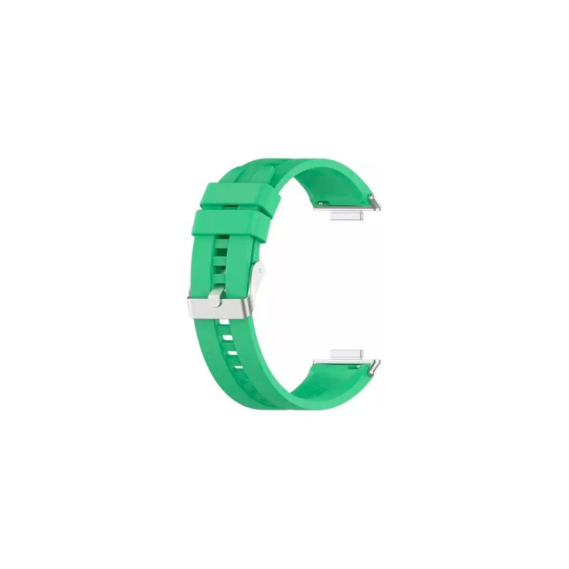 GENERICO - Correa Compatible Con Huawei Watch Fit 2 Verde Claro Ancho 24.5 mm