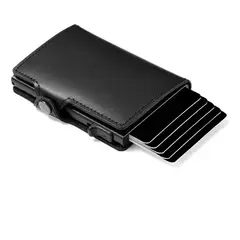 GENERICO - Billetera Compacta Anti Clonación Robo Tarjetero Cuero