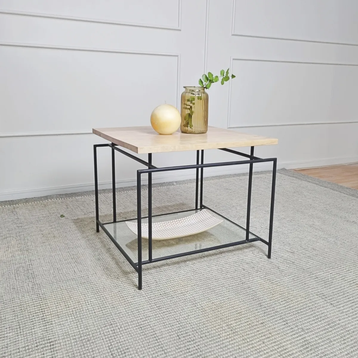 GENERICO - Mesa de Centro MCF19 Base Negra