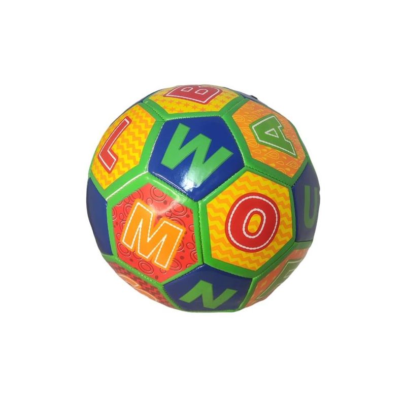 AK SPORT - Balón De Futbol Didáctico Letras Azul