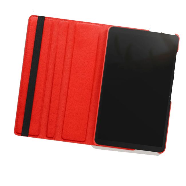 JOIGO - Funda Giratoria 360 Para Samsung A9+ Plus Rojo Lamina Vidrio