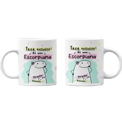 SM - Taza Mágica Escorpio Regalo para Escorpiana Signo