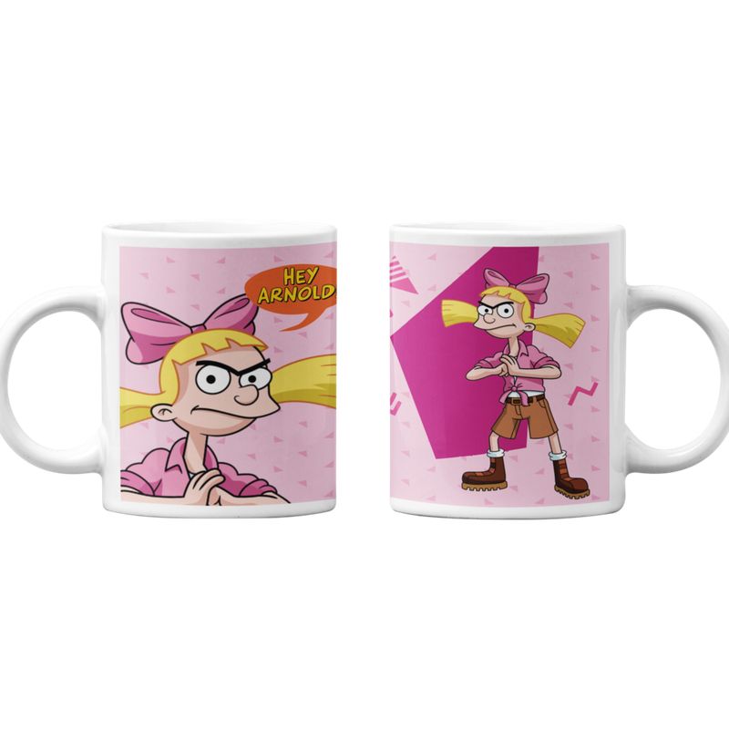 SM - Taza Mágica Hey Arnold Helga - Blanco
