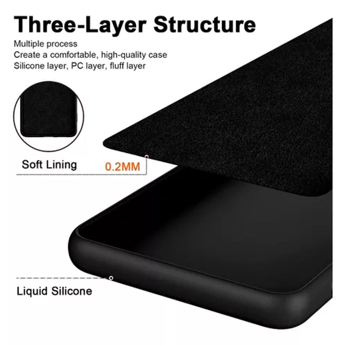 GENERICO - Carcasa Silicona Para Samsung Todos + Lamina Completa
