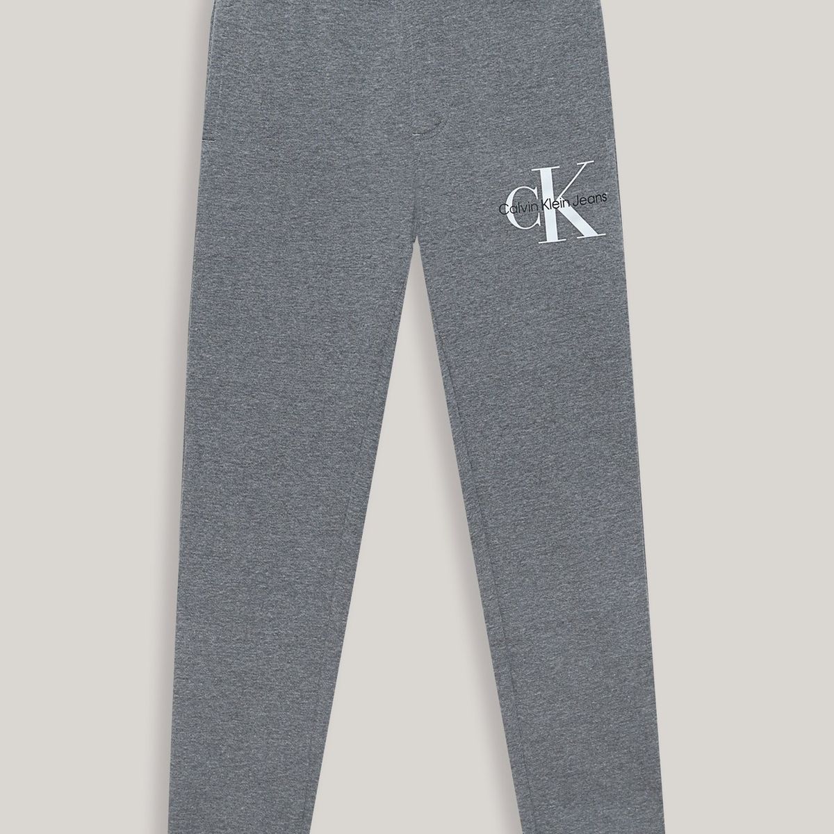 CALVIN KLEIN - Jogger Niño Old School Gris Calvin Klein