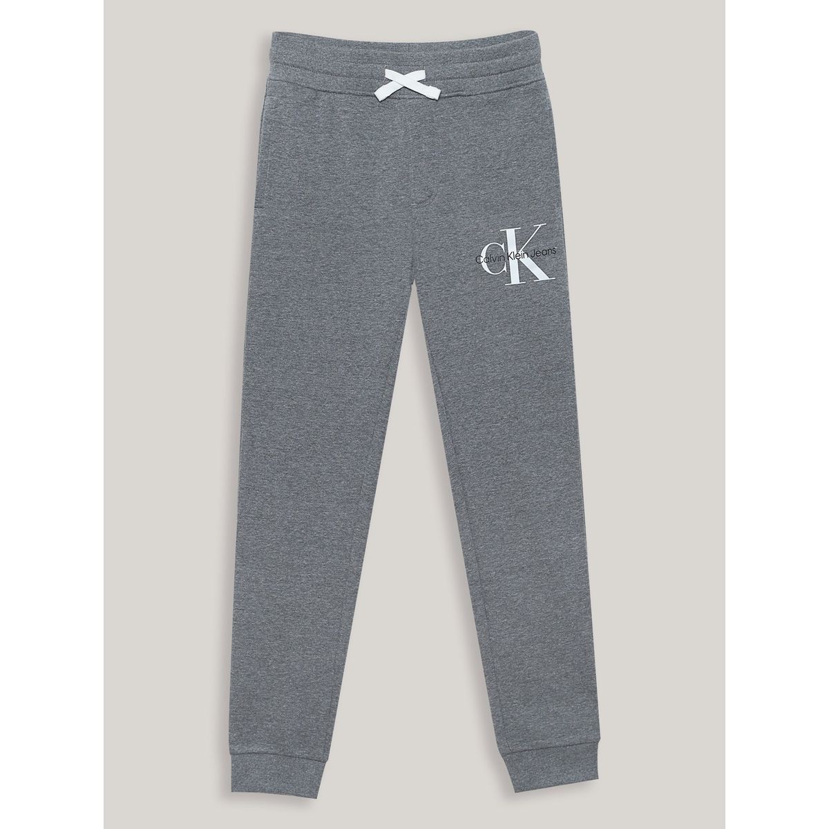 CALVIN KLEIN - Jogger Niño Old School Gris Calvin Klein
