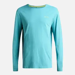 HAKA HONU - Polera Hombre Polo Larga Turquesa