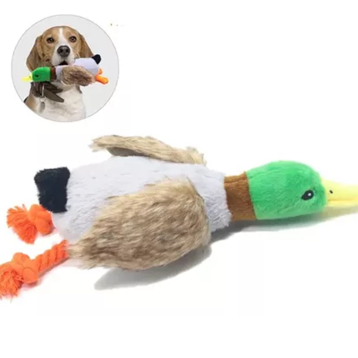 GENERICO - Juguete Perro Pato Peluche Interactivo Con Sonido 30cm