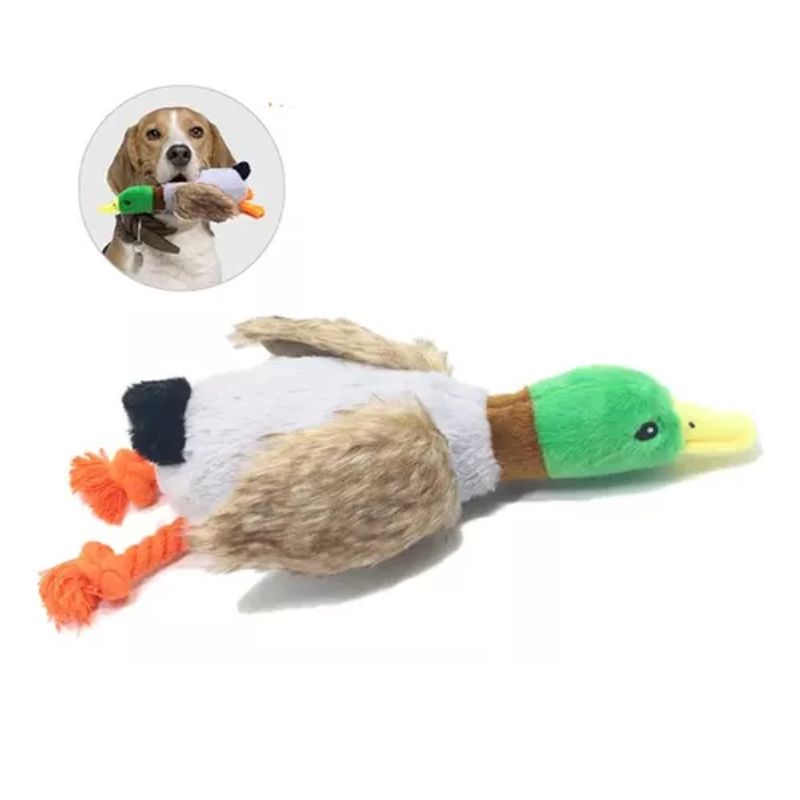 GENERICO - Juguete Perro Pato Peluche Interactivo Con Sonido 30cm