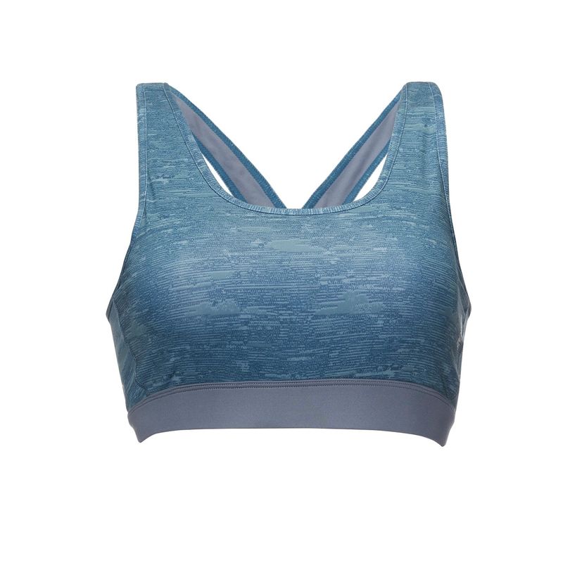 LIPPI - Peto Mujer In-Motion Crossback Bra Melange Celeste Lippi