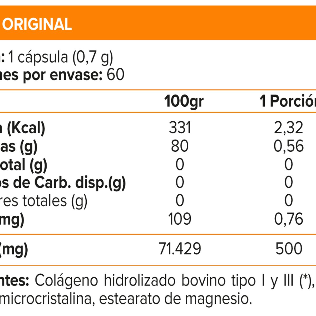 SUNVIT - COLLAGEN 500MG - 60 CAPS, SVL