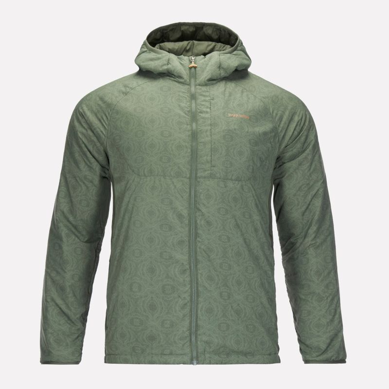 HAKA HONU - Chaqueta Hombre Puihua Print Verde Haka Honu