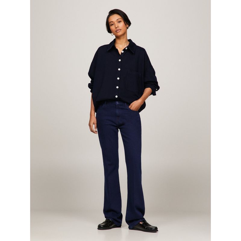 TOMMY HILFIGER - Jean Bootcut De Talle Medio Azul Tommy Hilfiger