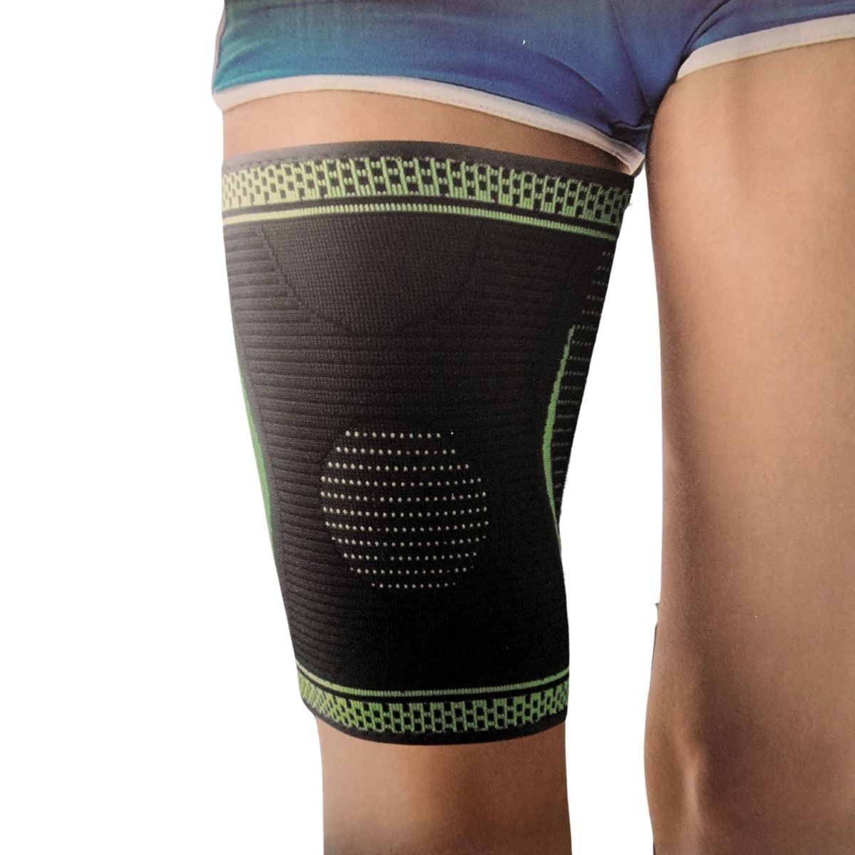 GENERICO - Rodillera Muslera Deportiva Elástica Compresión Correr Crossfit